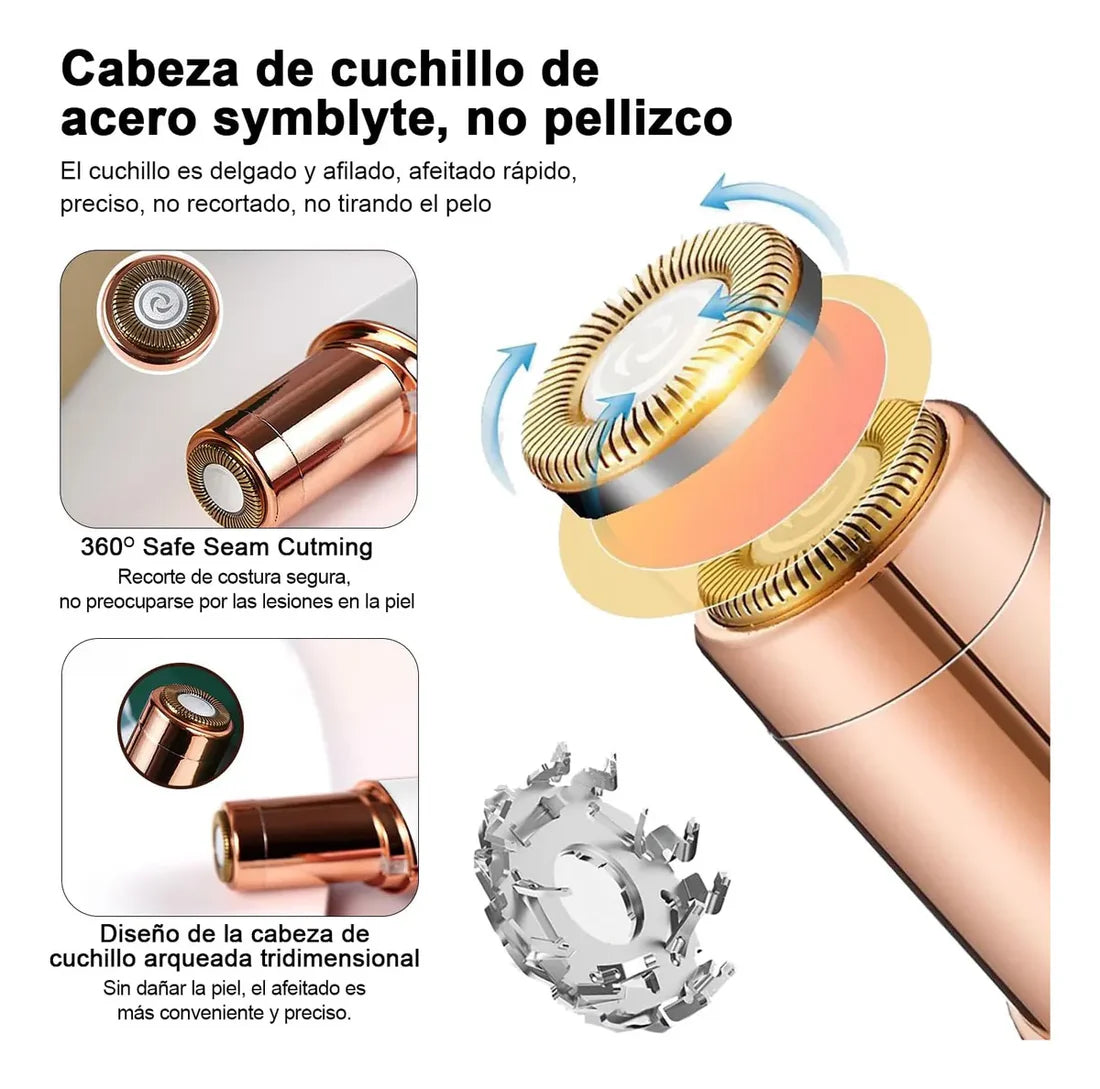 Depiladora Facial USB “SkinLisse” – Piel Lisa sin Irritación en Segundos.
