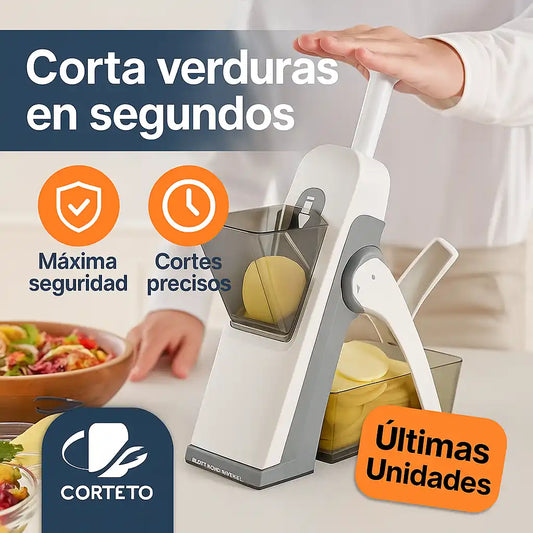 CORTADOR EXTRESS VERDURAS Tu aliada para cortar en segundos y cocinar más rápido.