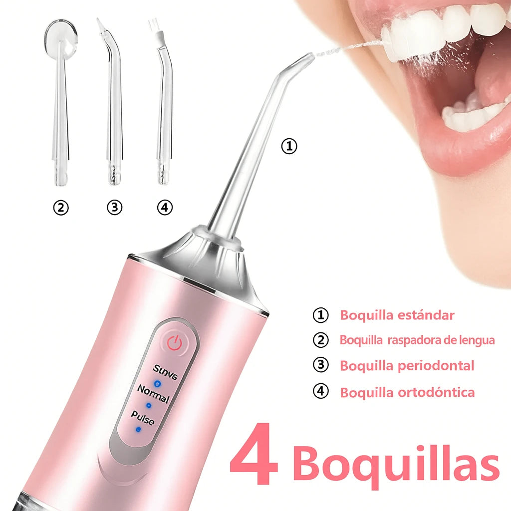 HydroSmile Pro – Irrigador Oral 3-en-1 para una limpieza bucal profesional desde casa.