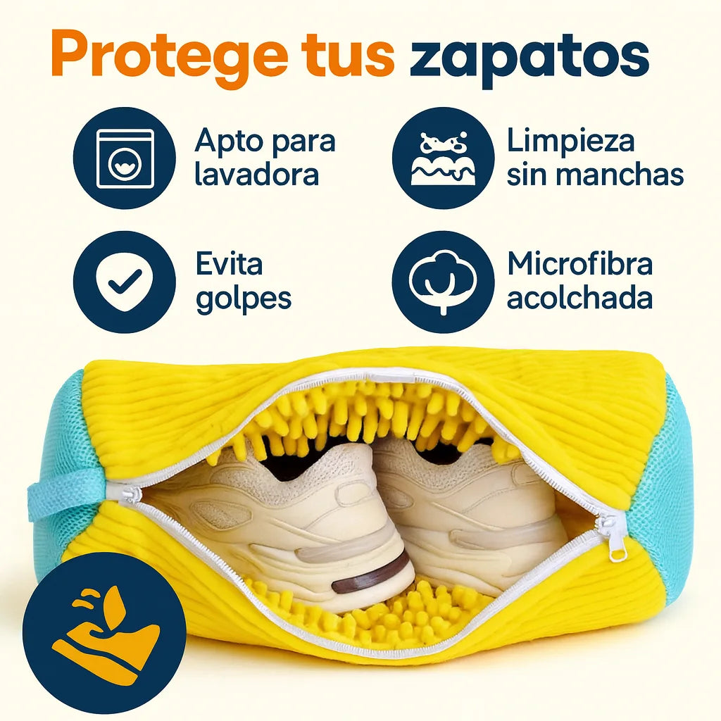 Bolsa Lavadora Chenille SoftClean – Zapatos impecables sin esfuerzo.