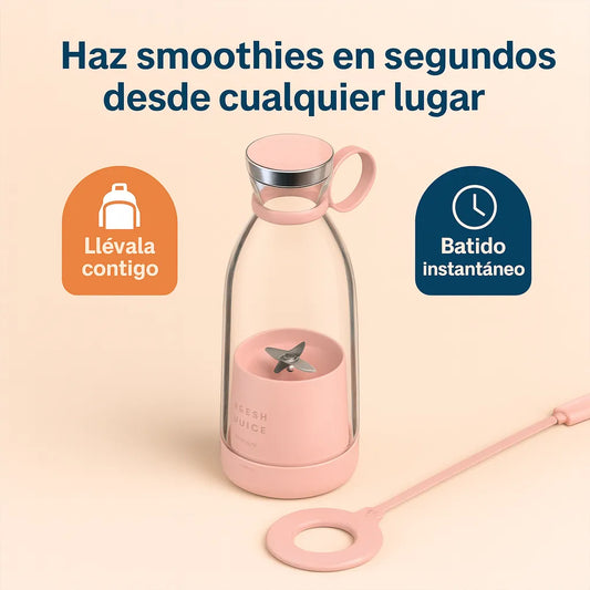 Licuadora Mini Portátil USB 350 ml – Batidos frescos donde quieras.