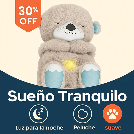 Nutria Calmita™ – El peluche que acompaña y tranquiliza a tu bebé con respiración realista