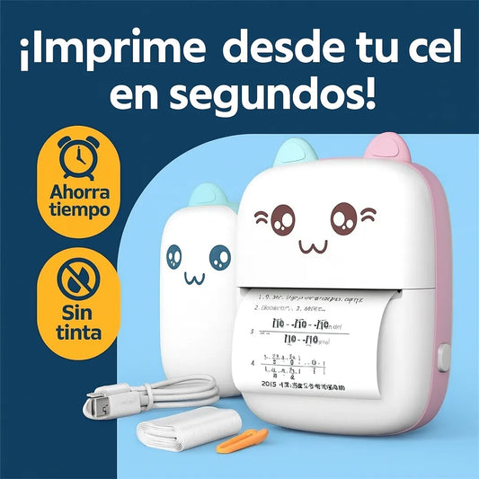 Mini Impresora Portátil “PocketPrint” Imprime sin Tinta