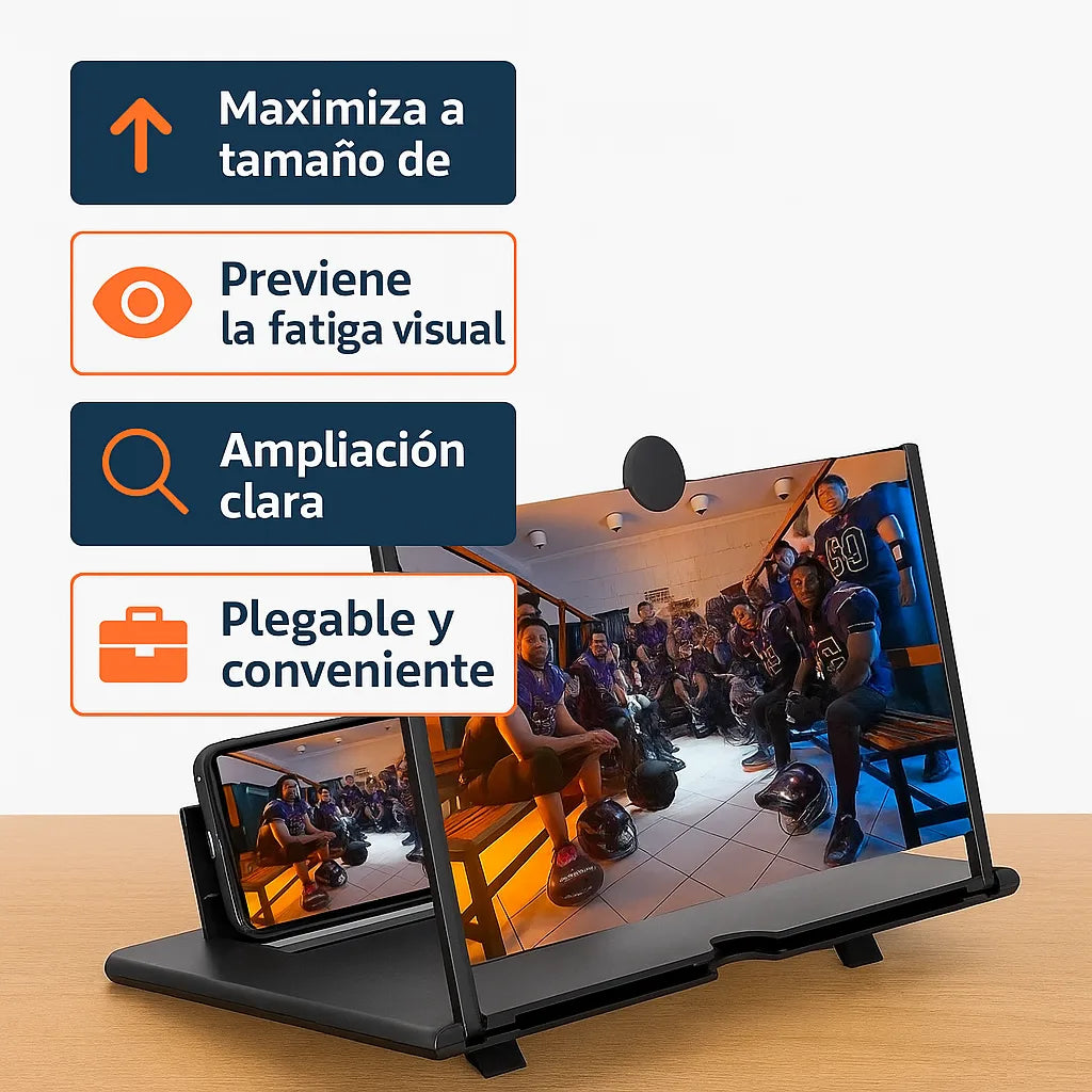Amplificador de Pantalla Plegable para Celular – Pantalla Grande, Sin Esfuerzo.