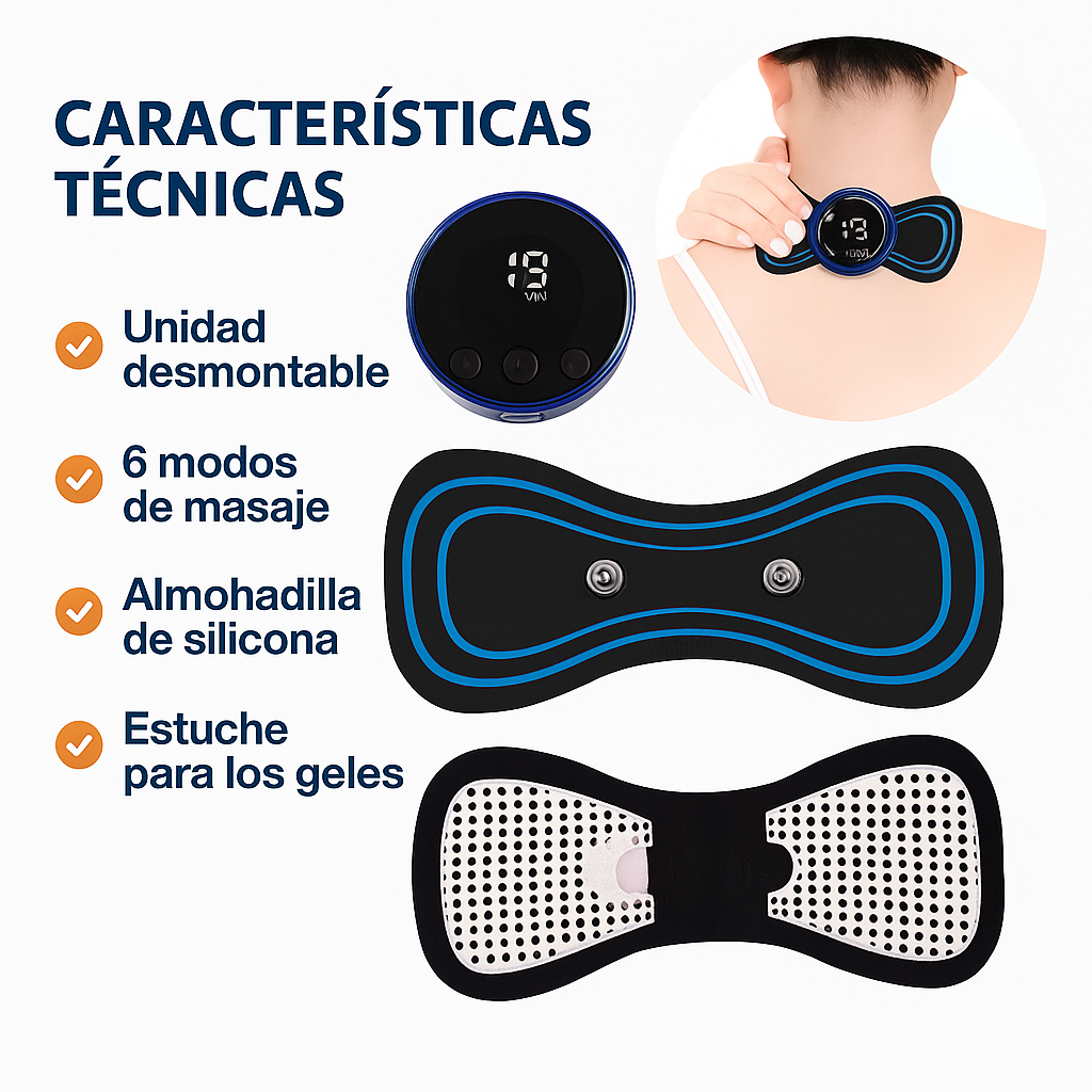 2x1 Mini Liberador de Tension VibraRelax™ – Alivio muscular y descanso profundo.