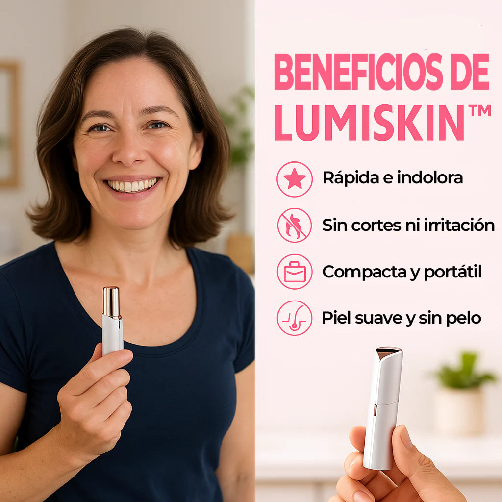 Depiladora Facial USB “SkinLisse” – Piel Lisa sin Irritación en Segundos.