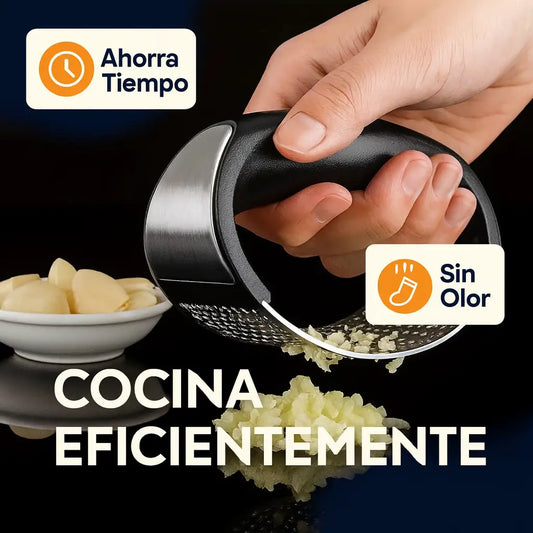 Triturador de Ajo multifuncional – Cocina más rápido, más limpio y sin manos olorosas