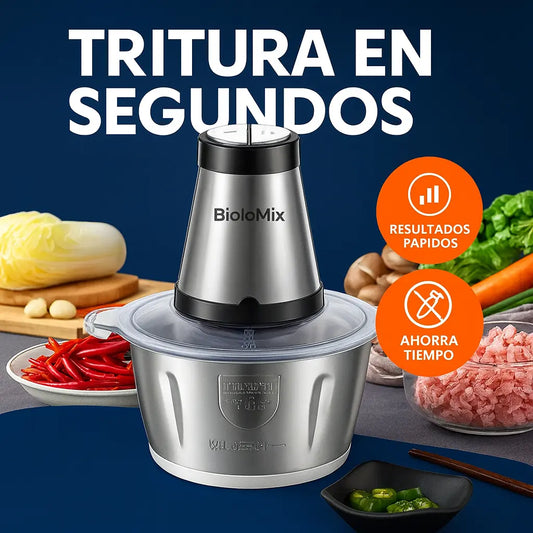 Picadora Eléctrica Multifuncional de 2 Litros: Cocina Rápido y Sin Esfuerzo.