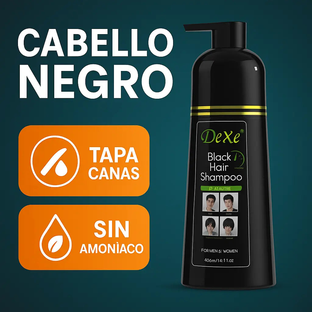 Shampoo Cubre Canas Dexe® – Tinte Natural sin Amoníaco para un Cabello Saludable y Cubierto