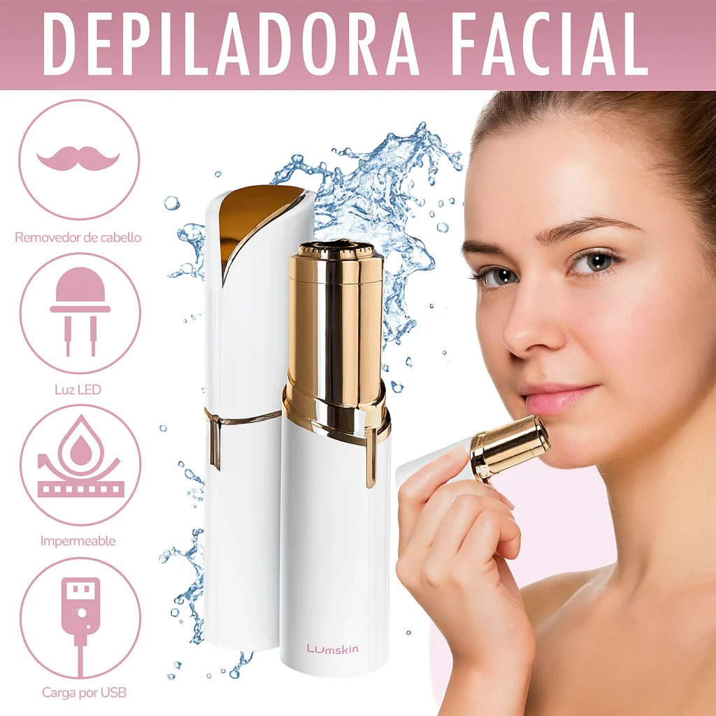 Depiladora Facial USB “SkinLisse” – Piel Lisa sin Irritación en Segundos.