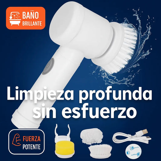 UltraClean 5-en-1: Cepillo Eléctrico Giratorio para Limpieza Express