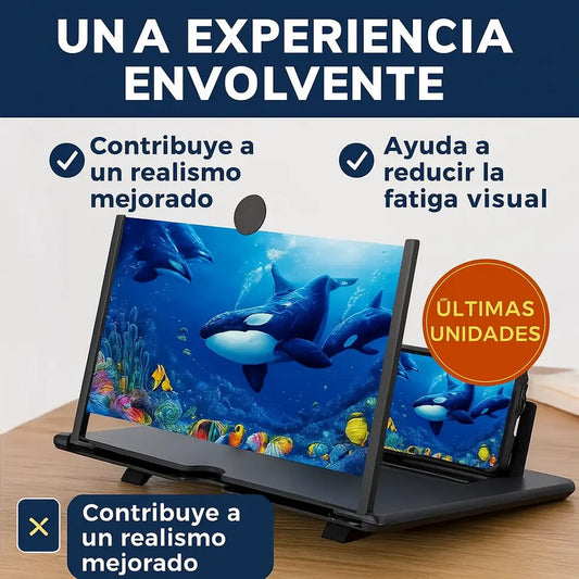 Amplificador de Pantalla Plegable para Celular – Pantalla Grande, Sin Esfuerzo.