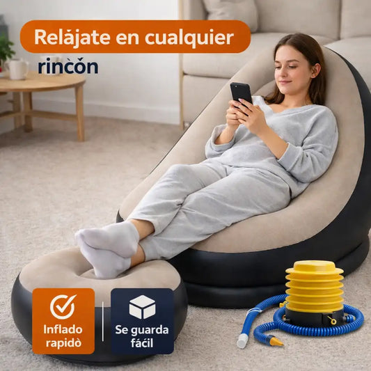 Sofa Inflable - Descanso cómodo donde estés