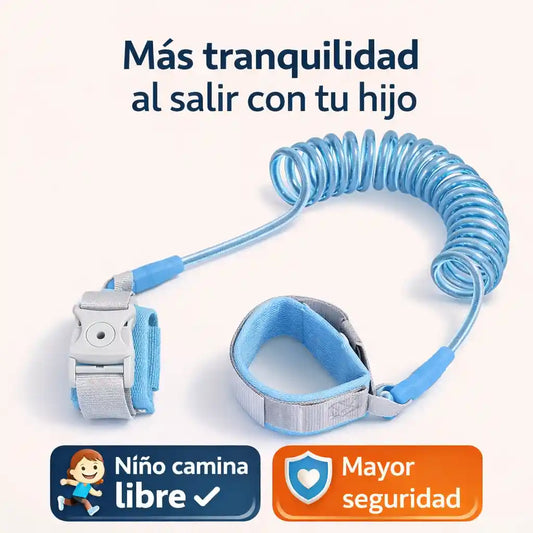 Pulsera de Seguridad para Niños - Más tranquilidad al salir con tu hijo