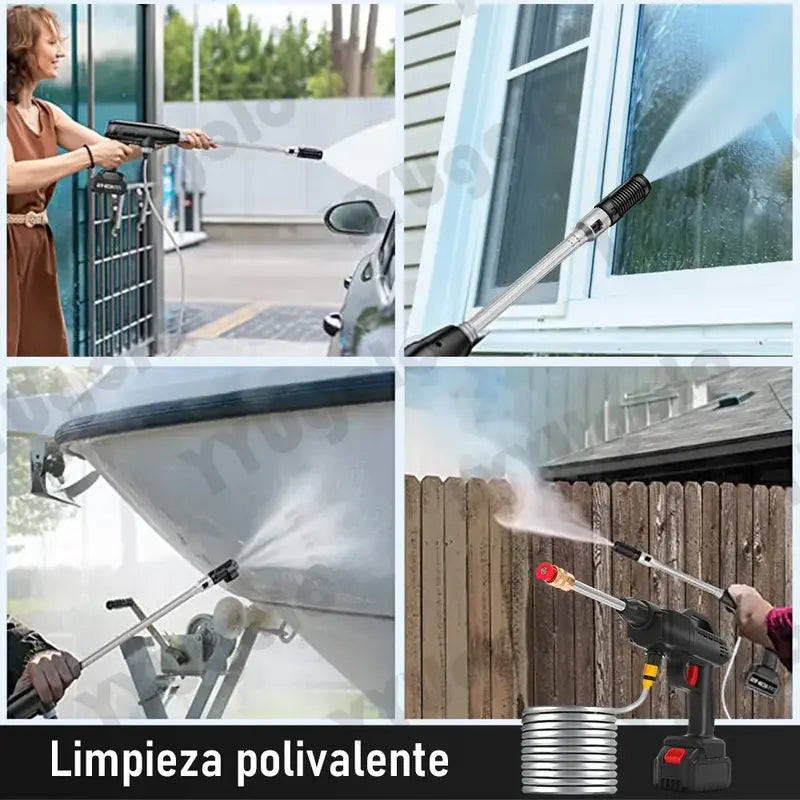 Hidrolavadora Inalámbrica 48 V – Limpieza Potente sin Cables