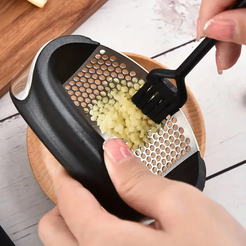 Triturador de Ajo multifuncional – Cocina más rápido, más limpio y sin manos olorosas