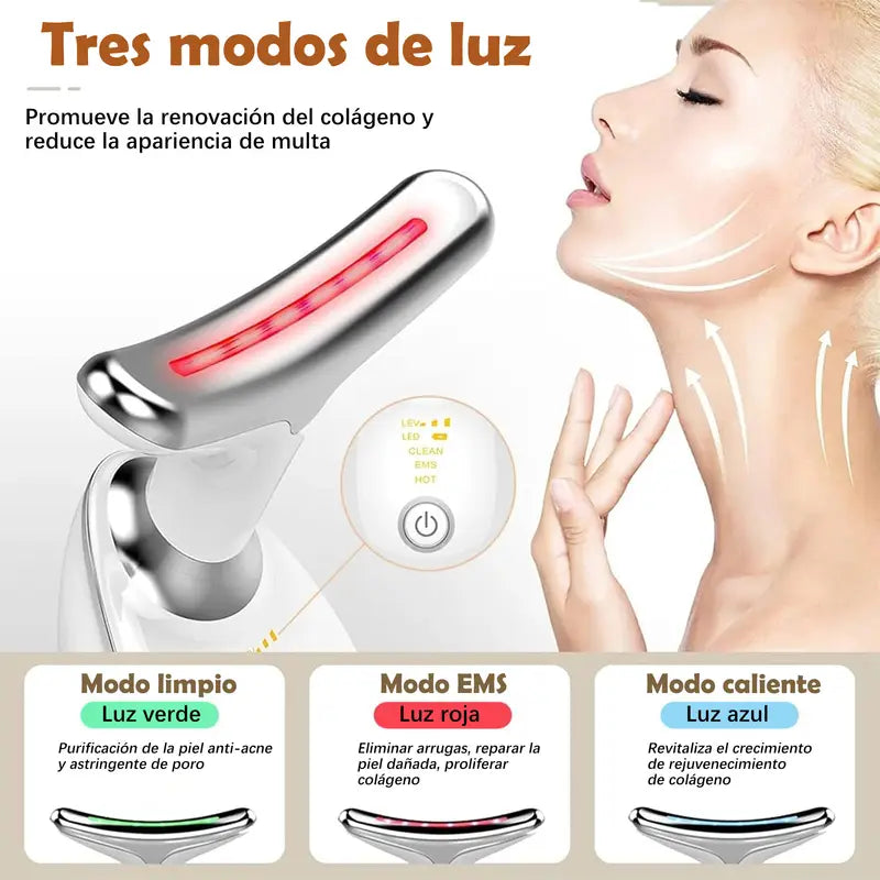 Masajeador Facial Para un aspecto más fresco y radiante en cuello y rostro