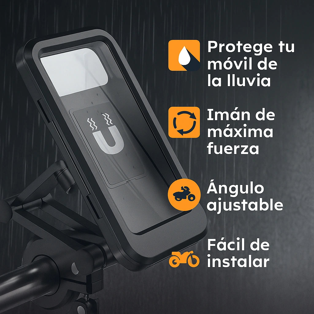 Soporte Impermeable para Moto y Bicicleta.
