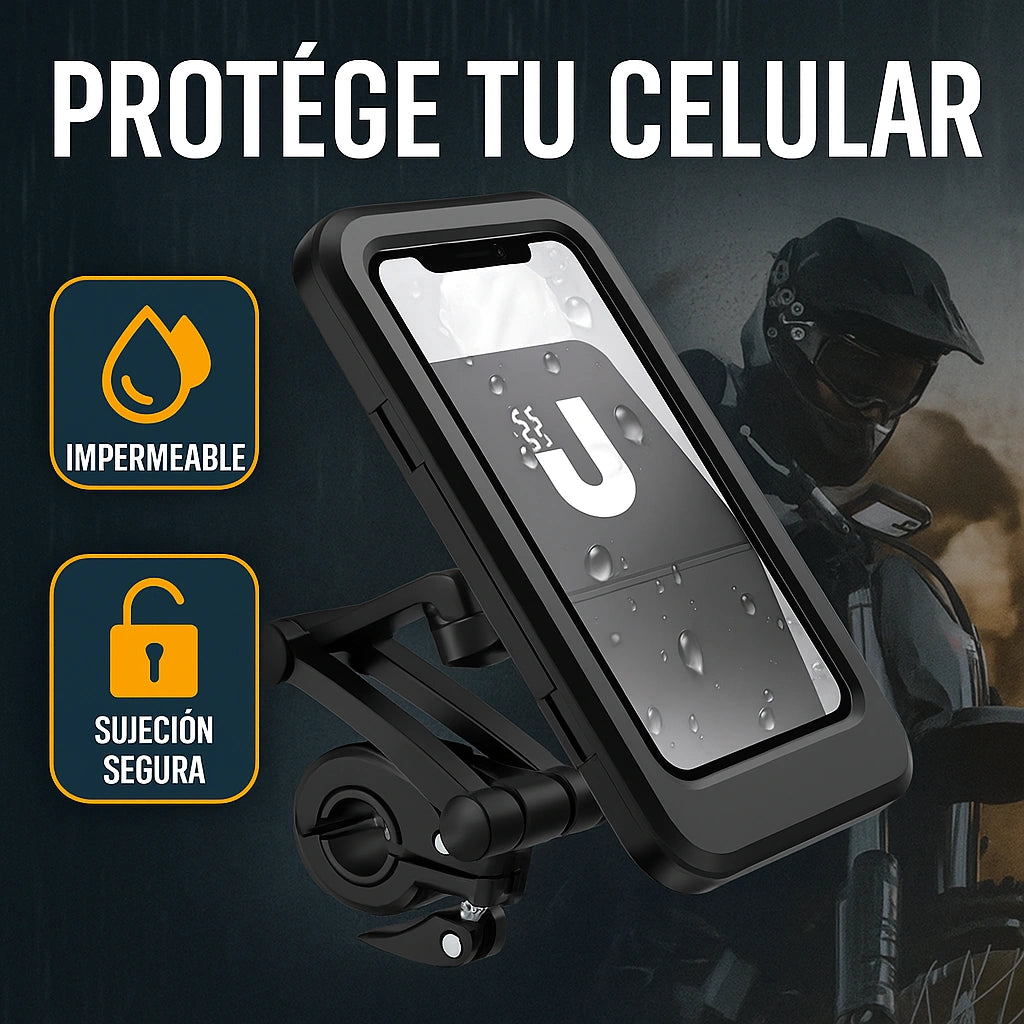Soporte Impermeable para Moto y Bicicleta.