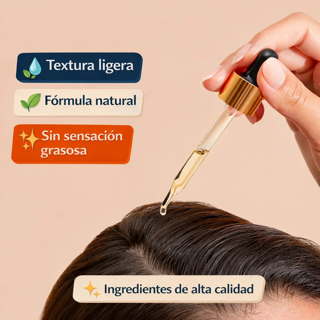 Aceite capilar ligero para tu rutina diaria.