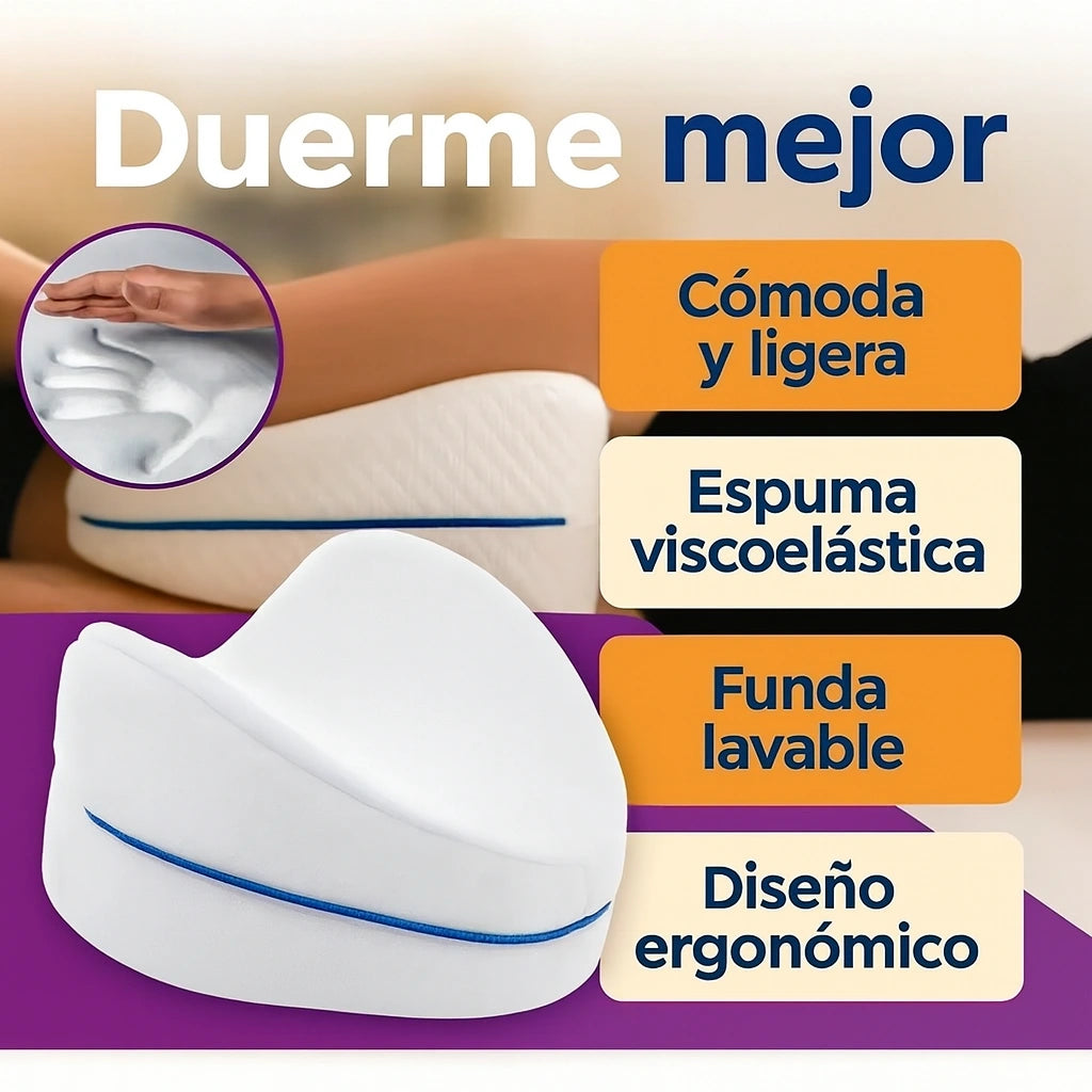 Almohada Ortopédica para Piernas LegPillow® – Mejora tu Descanso y Comodidad al Dormir