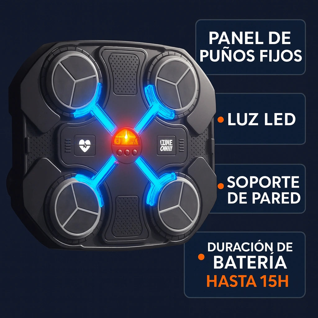 PunchBeat™ Juego Box – Entrena y Libera Estrés en Casa.