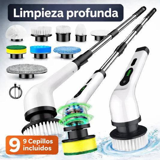 Cepillo Eléctrico de Limpieza Profunda - Limpia todo en minutos, sin esfuerzo.