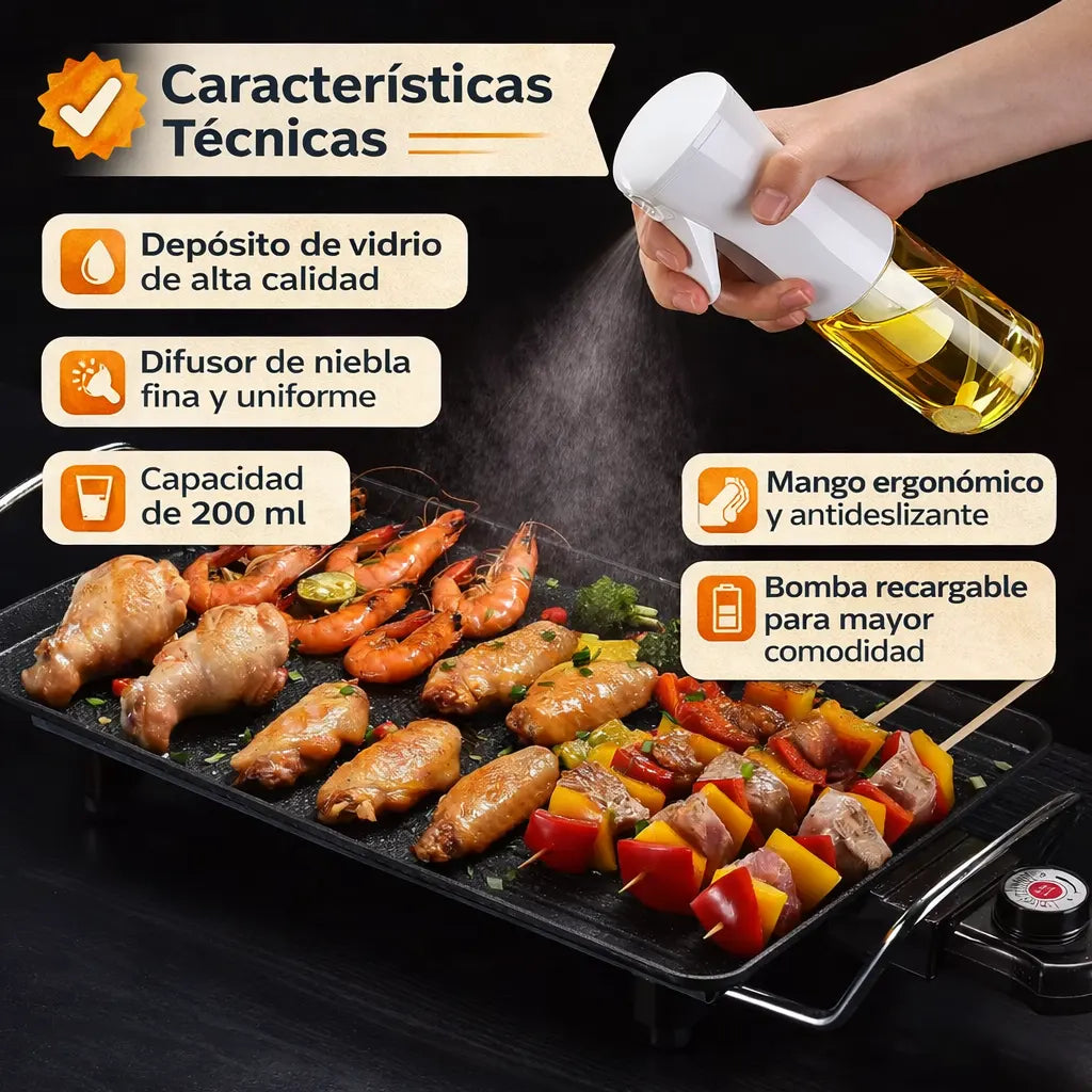 Pulverizador de Aceite para Cocinar Mejor.