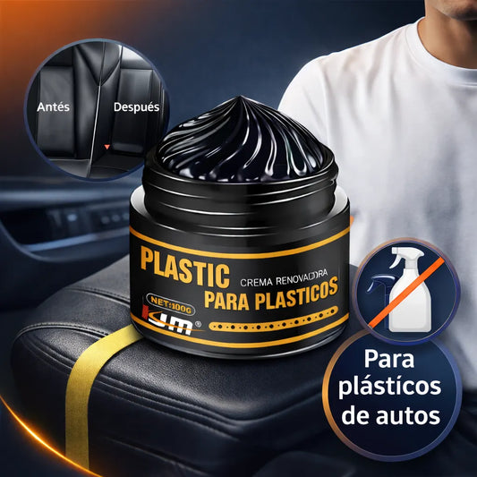 RESTAURADOR DE PLASTICOS PARA AUTO - Restaura y revive los plásticos de tu auto en minutos