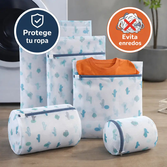 5 BOLSAS DE LAVADO - Cuida tu ropa en cada lavado, sin complicaciones
