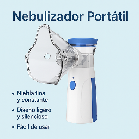 Nebulizador Portátil Compacto™ – Uso Cómodo Donde Estés.