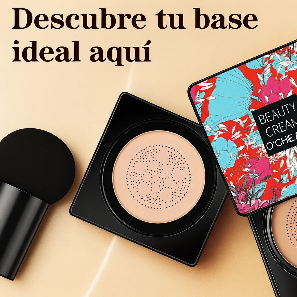 Maquillaje Hidratante GlamBase Tono Natural – Cobertura Perfecta sin sensación pesada.