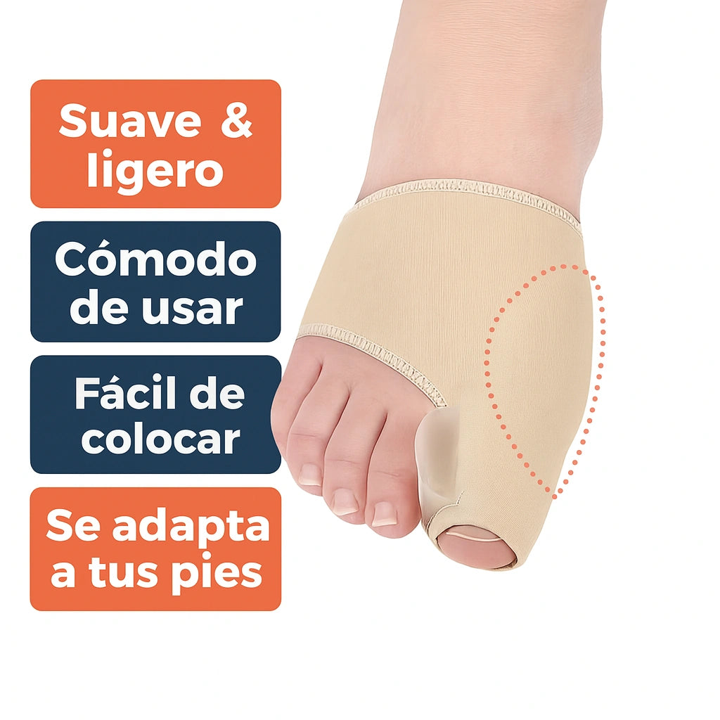 2 Pares - Correctores de Comodidad para Juanetes – Camina con más confort.