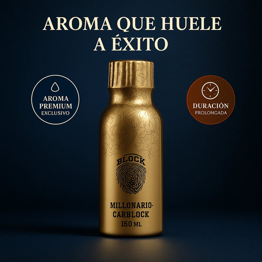 CARBLOCK - Aroma premium que eleva tu experiencia al conducir.