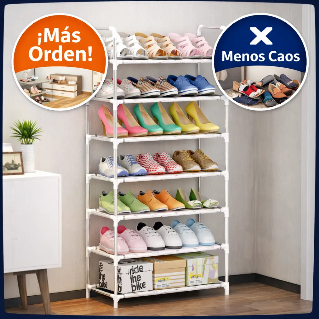 Organizador de Zapatos con 1 a 6 niveles Ajustables.
