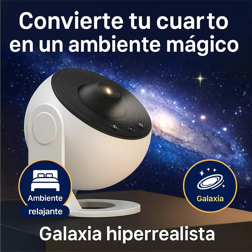 Proyector Galaxy - Transforma tus noches con un cielo estrellado hiperrealista ✨