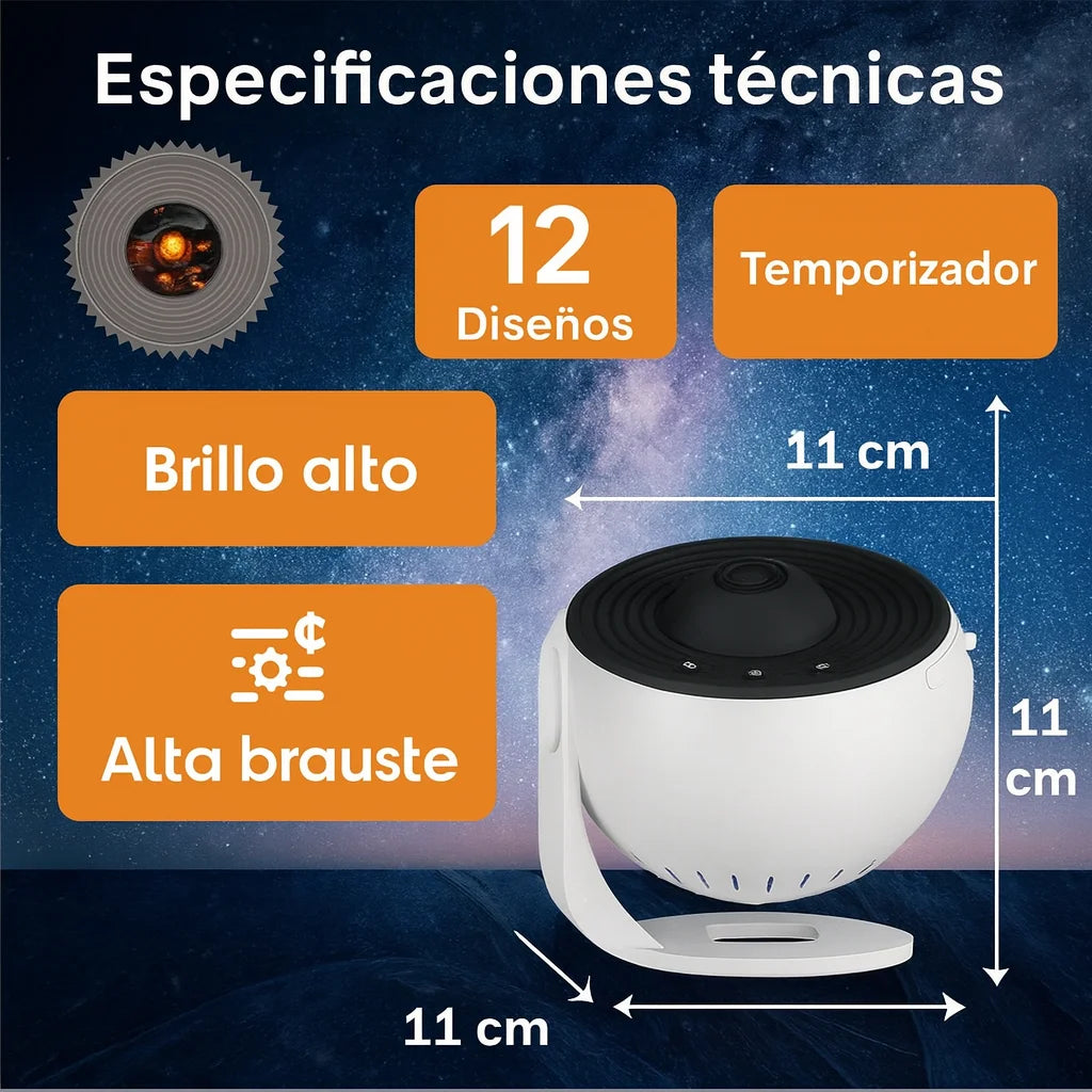 Proyector Galaxy - Transforma tus noches con un cielo estrellado hiperrealista ✨