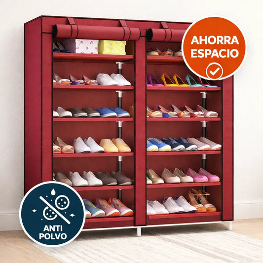 Organizador de zapatos Doble - Manten tus zapatos limpios y lejos del polvo