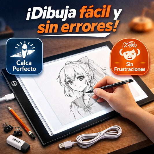 Tablero LED para dibujar con precisión.
