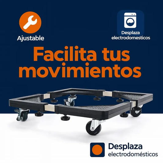 Base Movil Ajustable para Electrodomesticos - Mueve y protege tus electrodomésticos