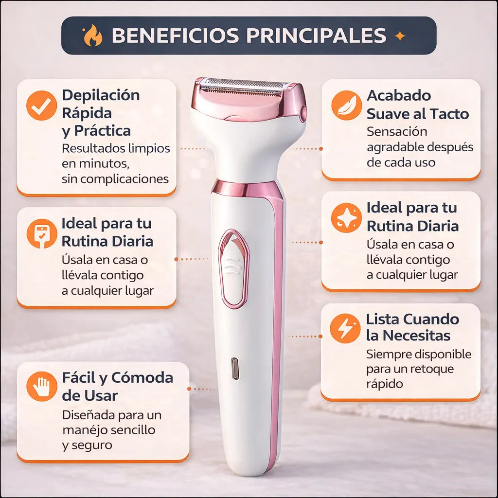 Afeitadora 5 en 1 Para Mujer – Ideal para uso diario