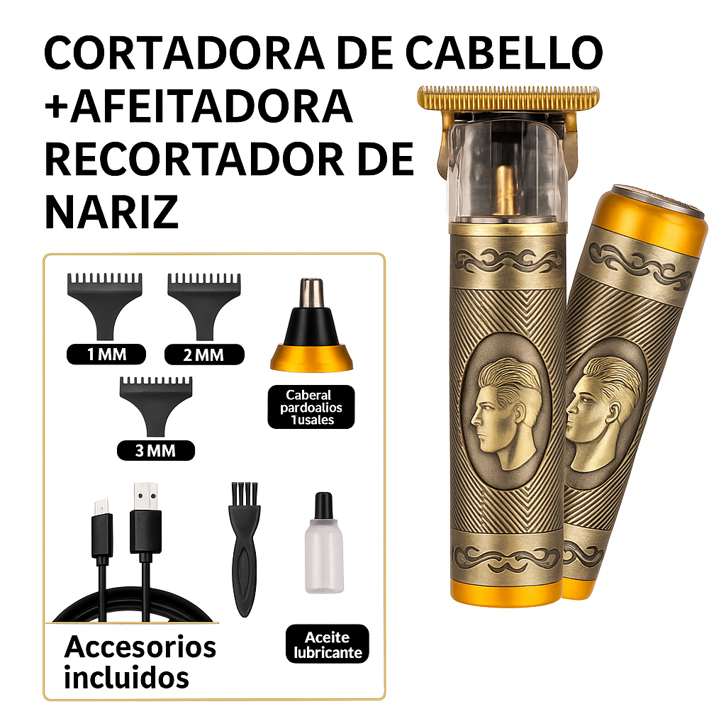 KIT Rasuradora Inalámbrica Personal Recargable 3 EN 1 ProTrim™ – ENVIO GRATIS