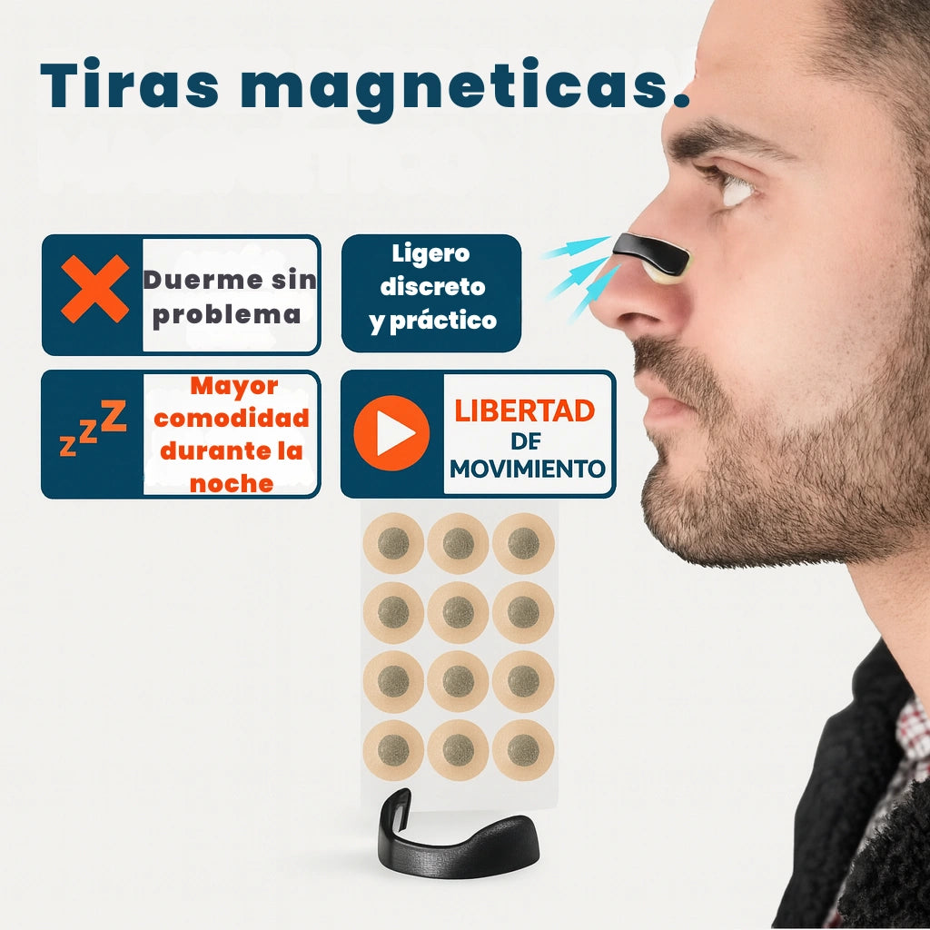 Tira Magnética Nasal – Más aire, menos esfuerzo.