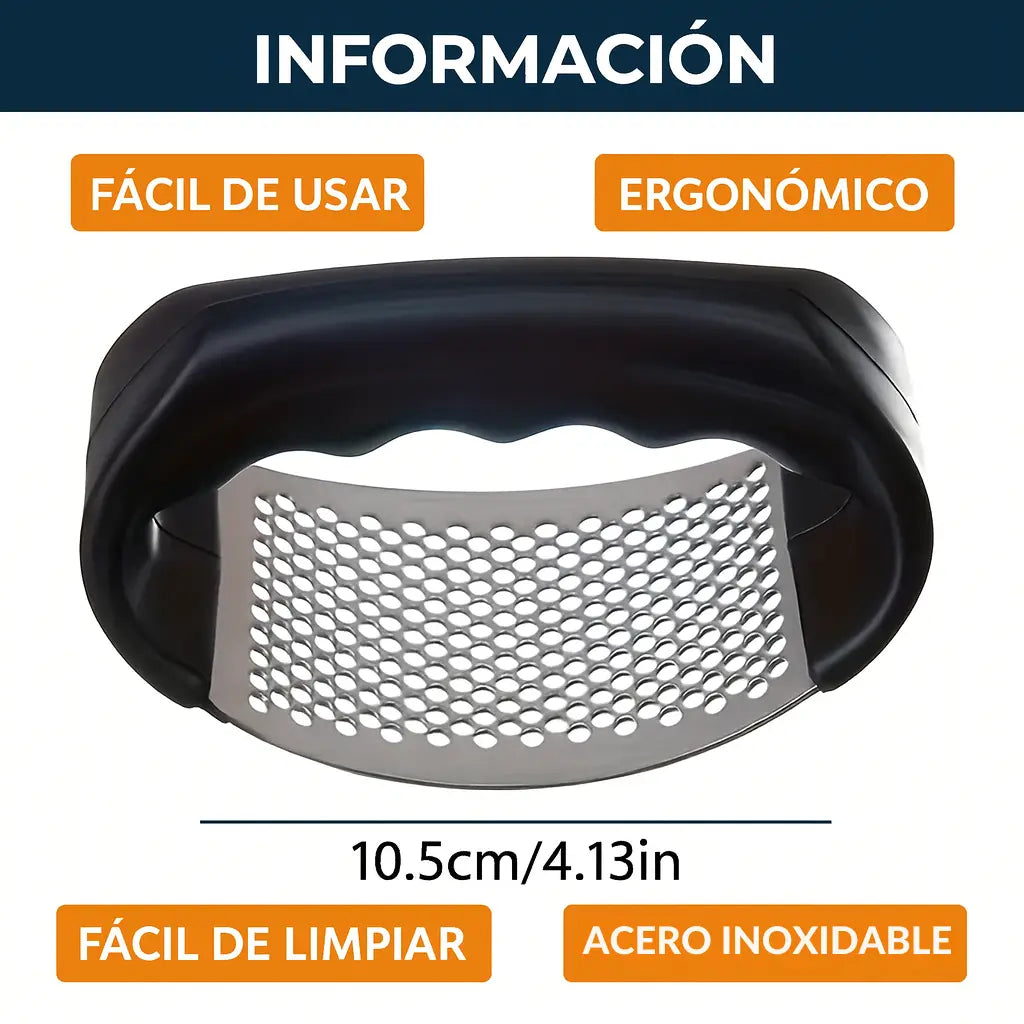 Triturador de Ajo multifuncional – Cocina más rápido, más limpio y sin manos olorosas