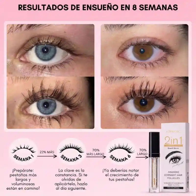 Sérum Alargador de Pestañas de Uso Diario.