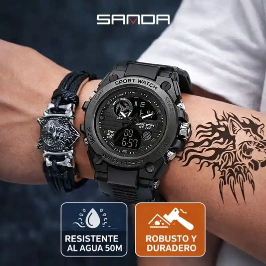 Reloj Deportivo Resistente para Uso Diario.