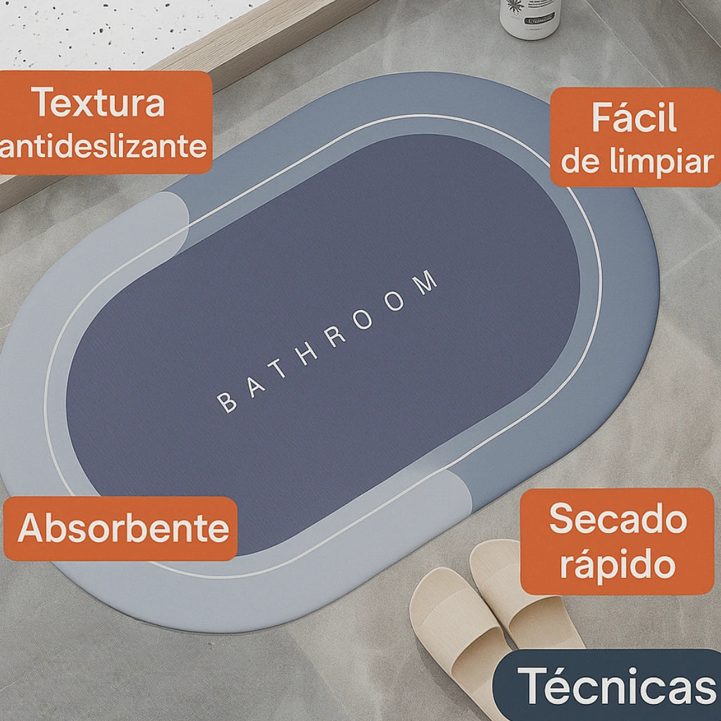 2x1 Tapete Absorbente Antideslizante – Hogar más seco, seguro y elegante