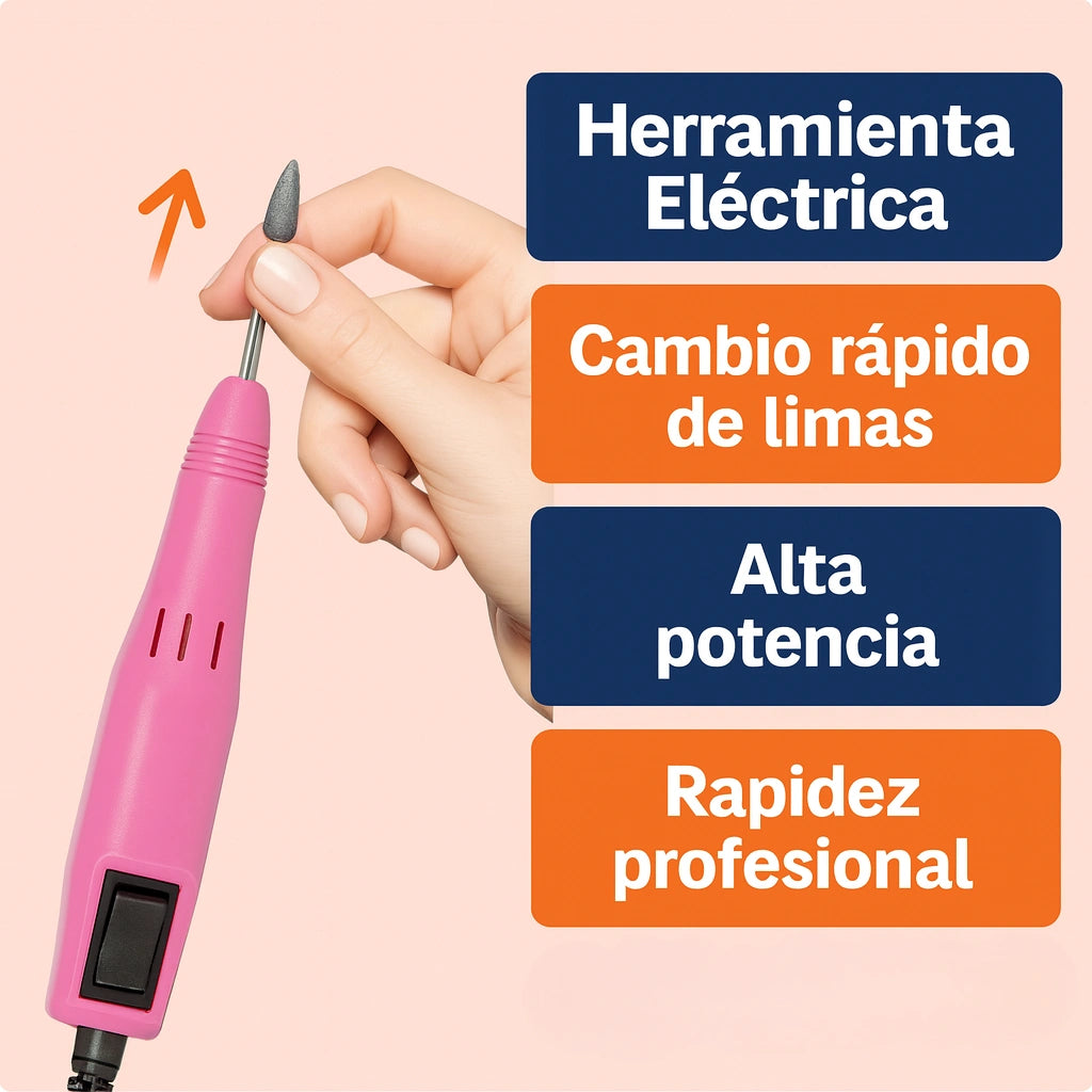 Pulidor de uñas Eléctrico – Acabado Profesional en Casa.