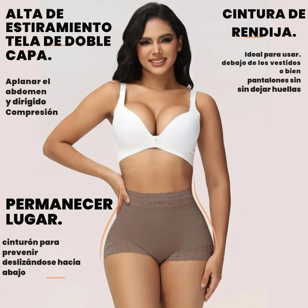 Short Moldeador Premium con 4 Varillas de Soporte - Comodidad y Diseño Transpirable.