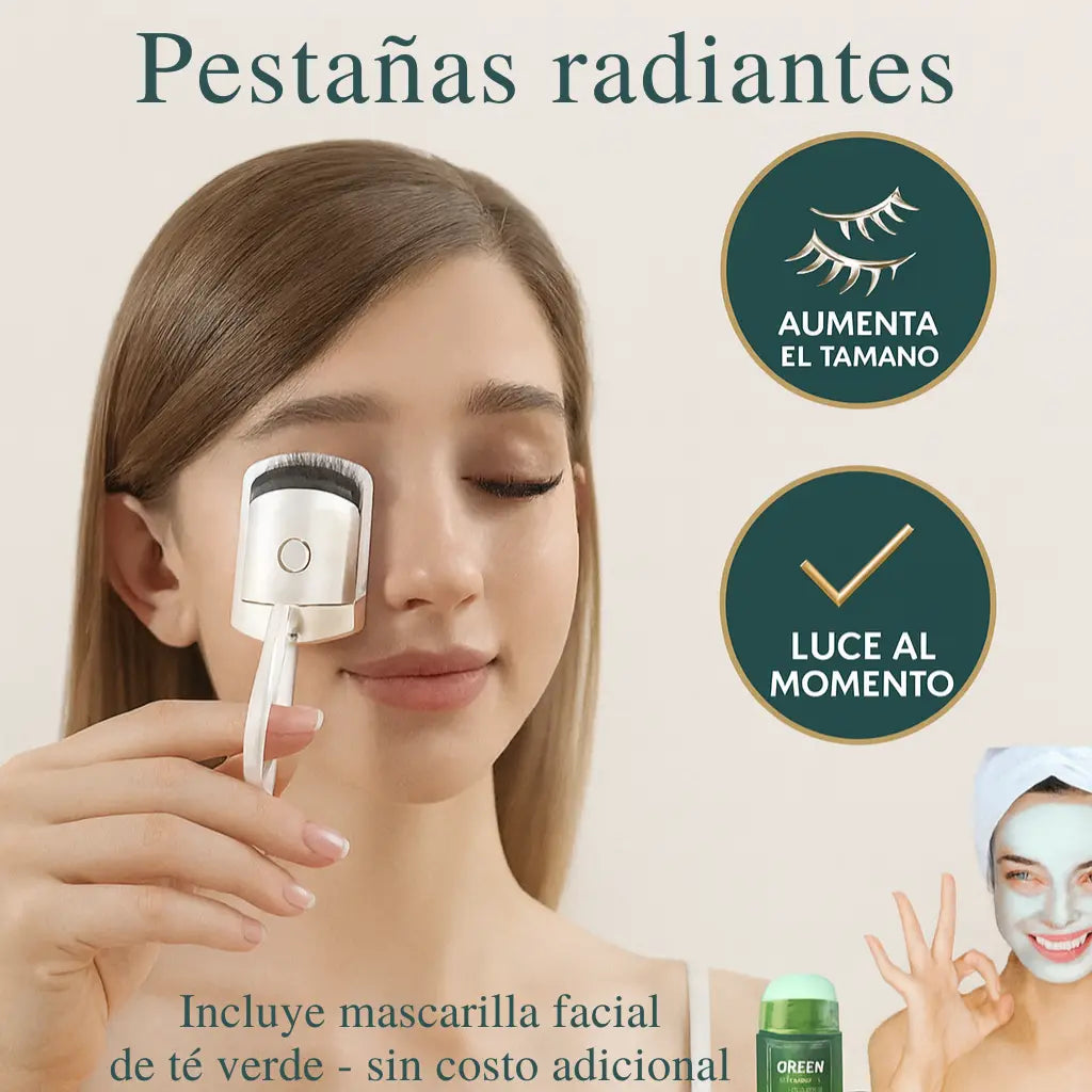 VelvetLash® – Tecnología de Calor Suave para Pestañas Perfectas + Obsequio Spa Facial